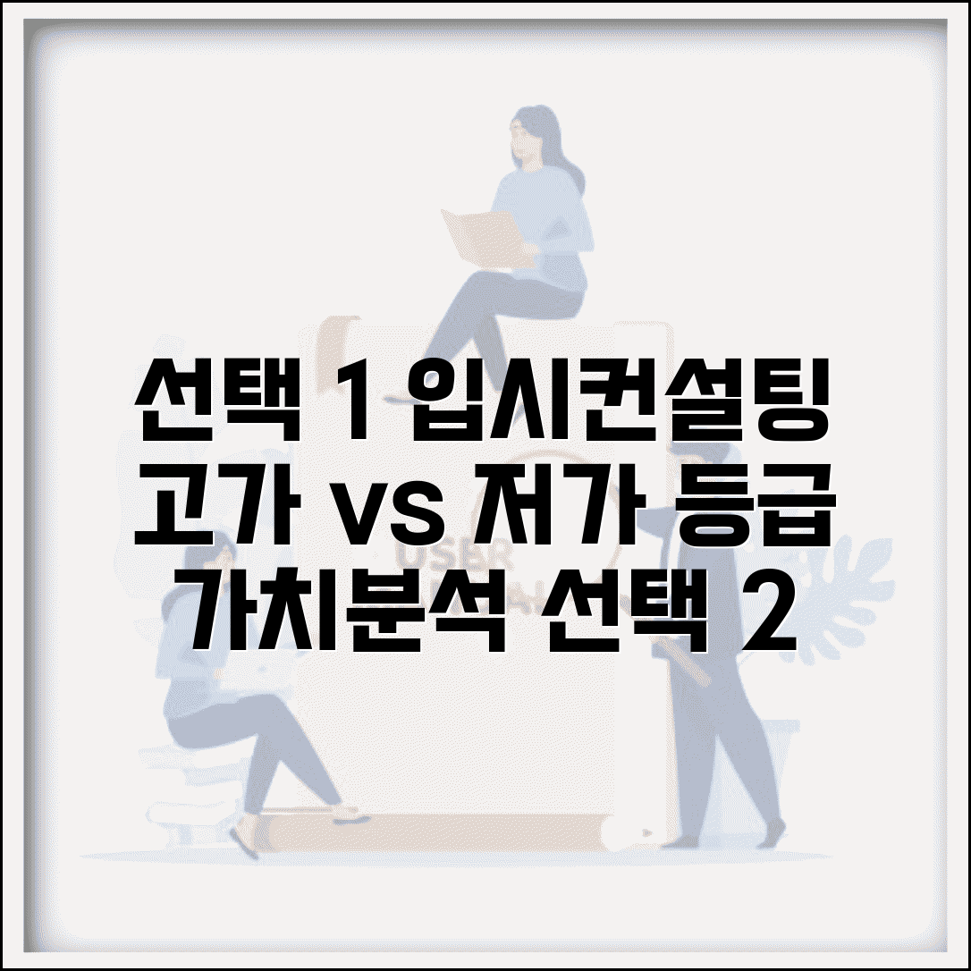 입시 컨설팅 학원 고가 vs 저가 서비스 | 입시 학원 등급 가치 분석