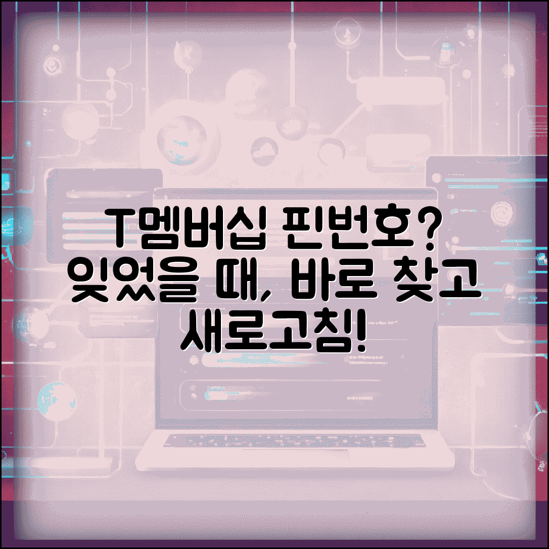t멤버십 핀번호 찾기 변경 | t멤버십 핀번호 잊어버렸을때 해결