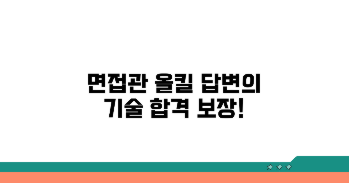 면접관 사로잡는 답변 구성
