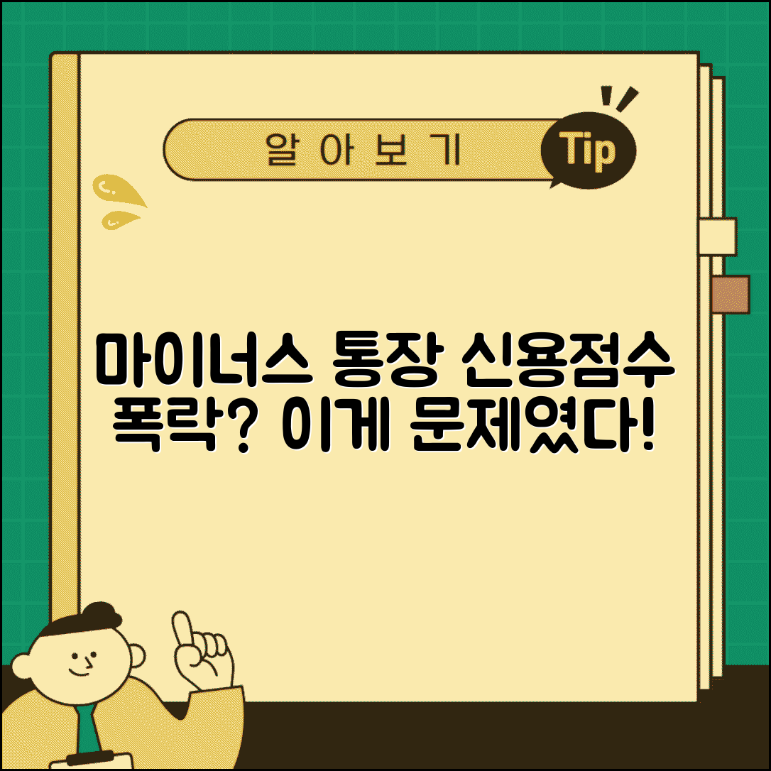 마이너스 통장 신용등급 영향 | 한도대출 신용점수 반영 비중
