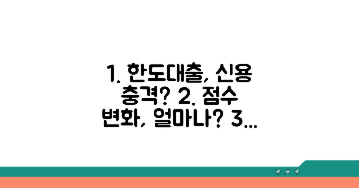 한도대출, 신용점수에 얼마나 반영될까