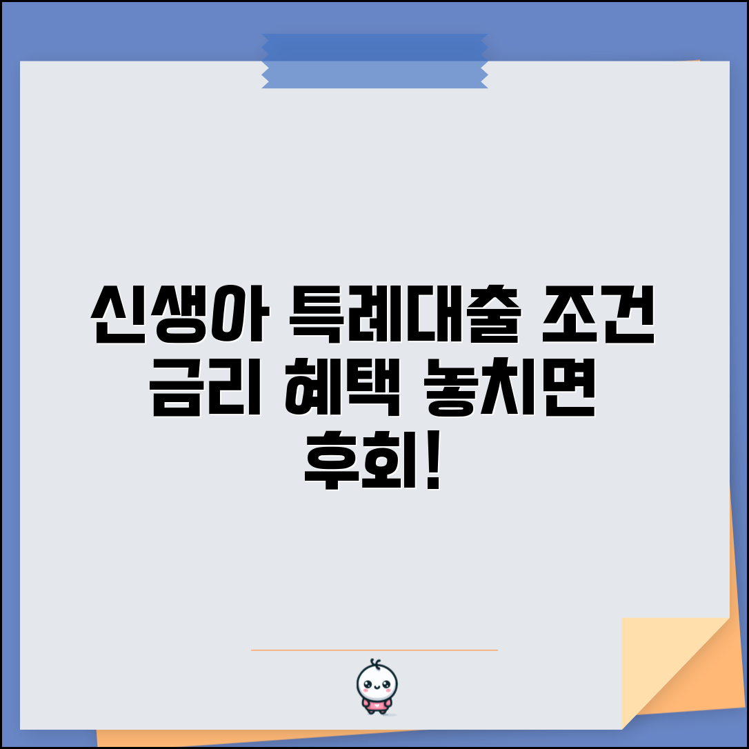 신생아 특례대출 신청 | 신생아특례대출 조건과 금리 혜택