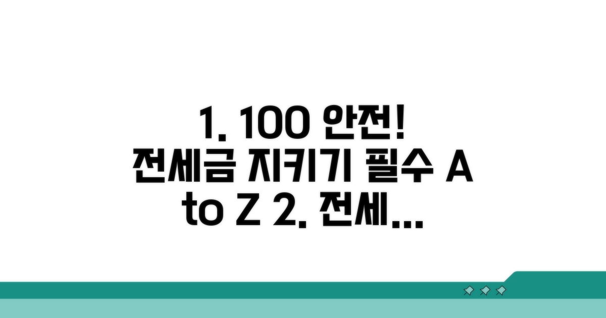 전세금 지키는 필수 팁