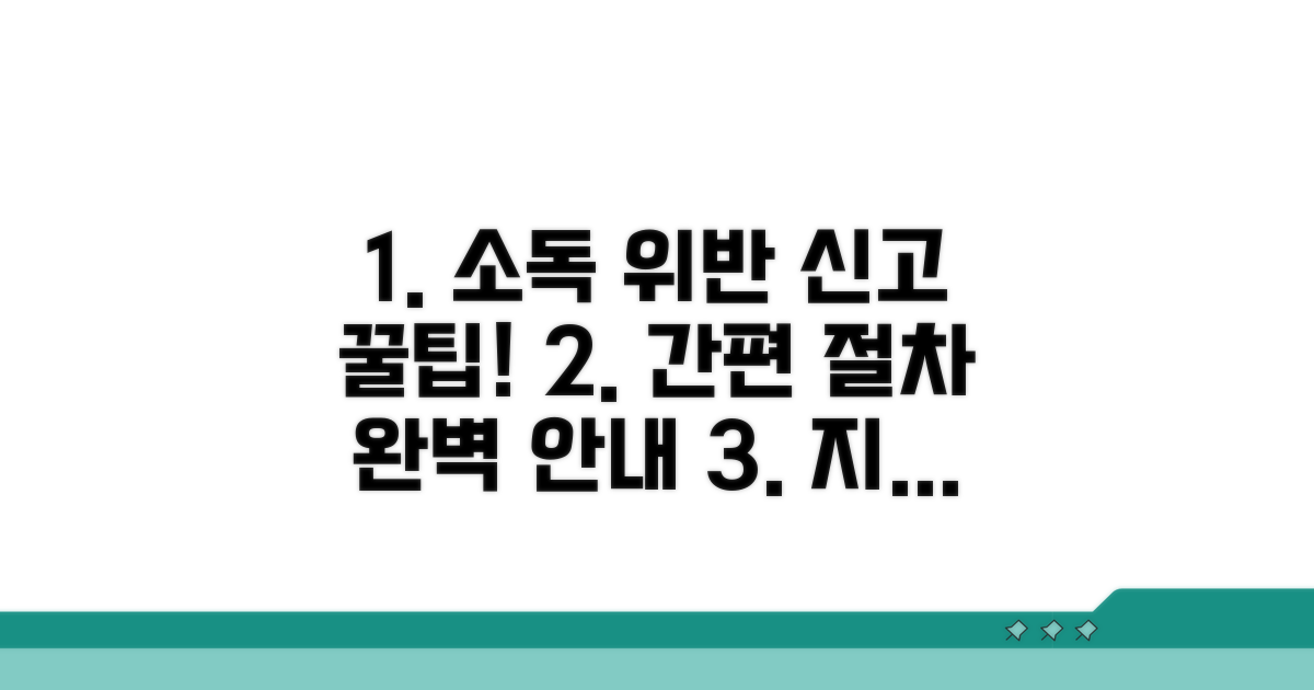 소독 위반 신고 방법과 절차