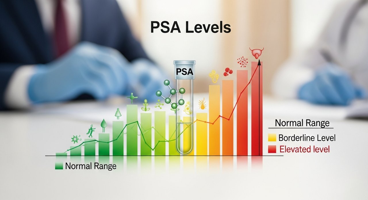 전립선암 PSA 수치 기준 | 검사 해석과 정상 범위, 상승 원인 총정리